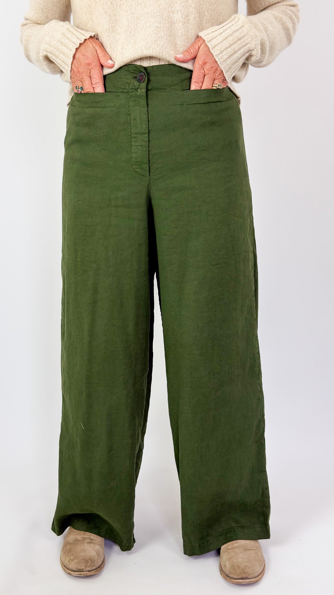 Hannoh Wessel Prunella Trousers Dark Green
