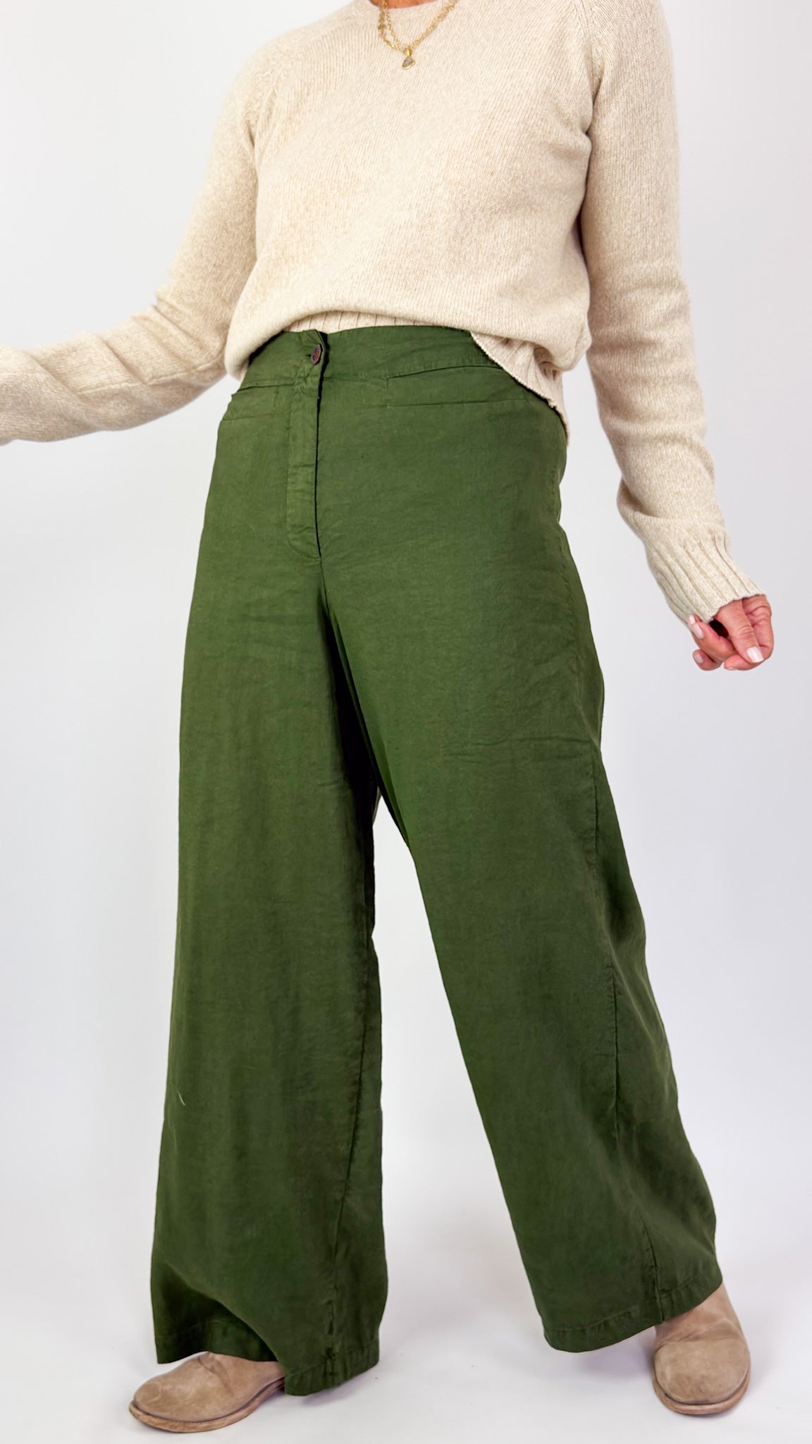 Hannoh Wessel Prunella Trousers Dark Green