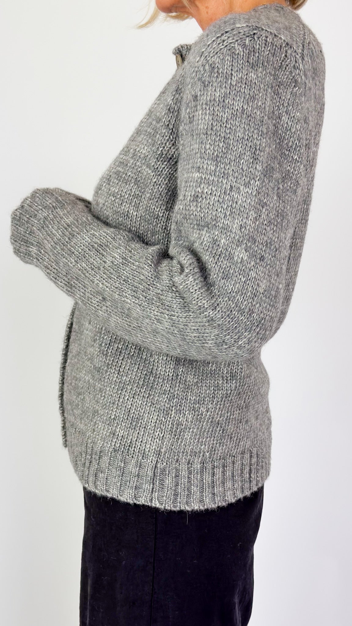MJ Watson 658 Cardigan Grey