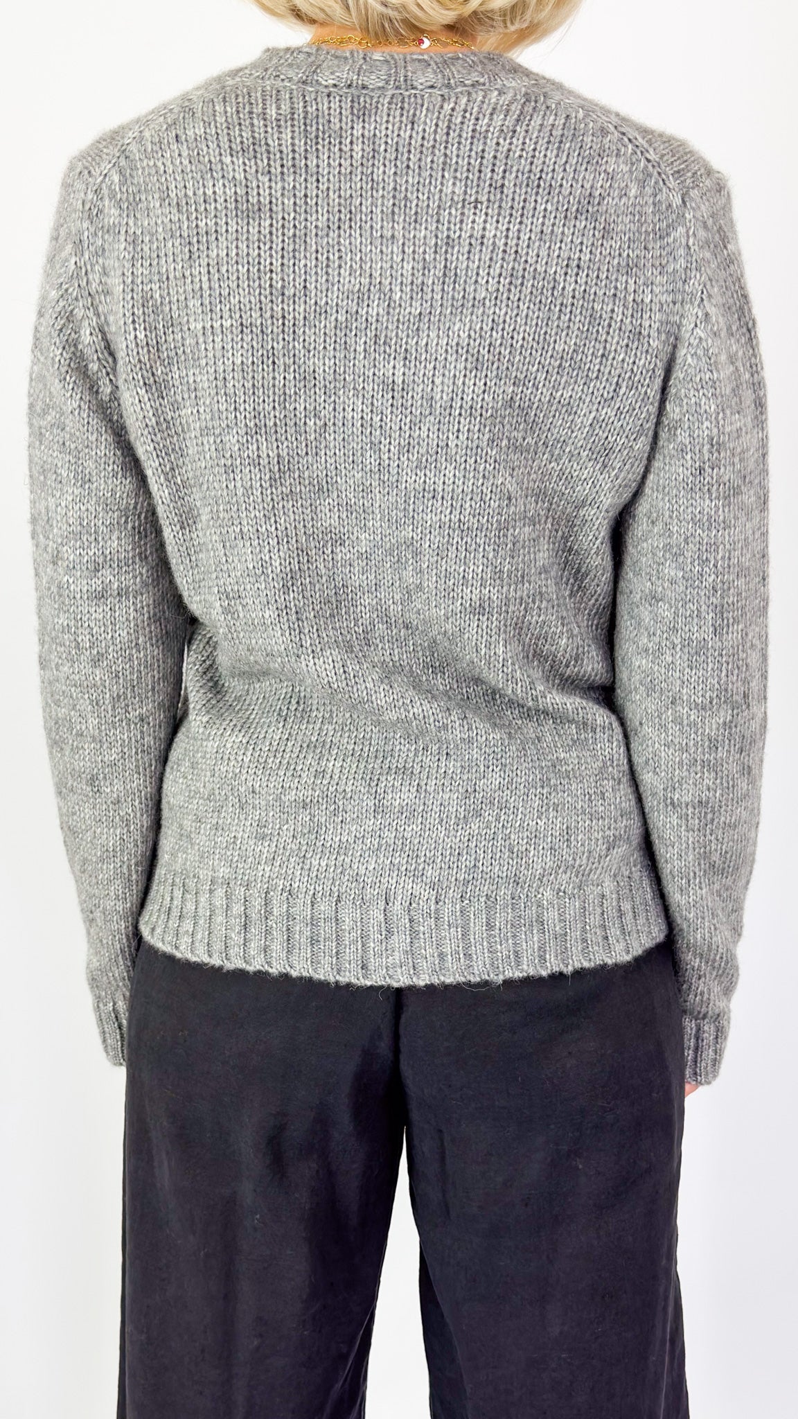 MJ Watson 658 Cardigan Grey