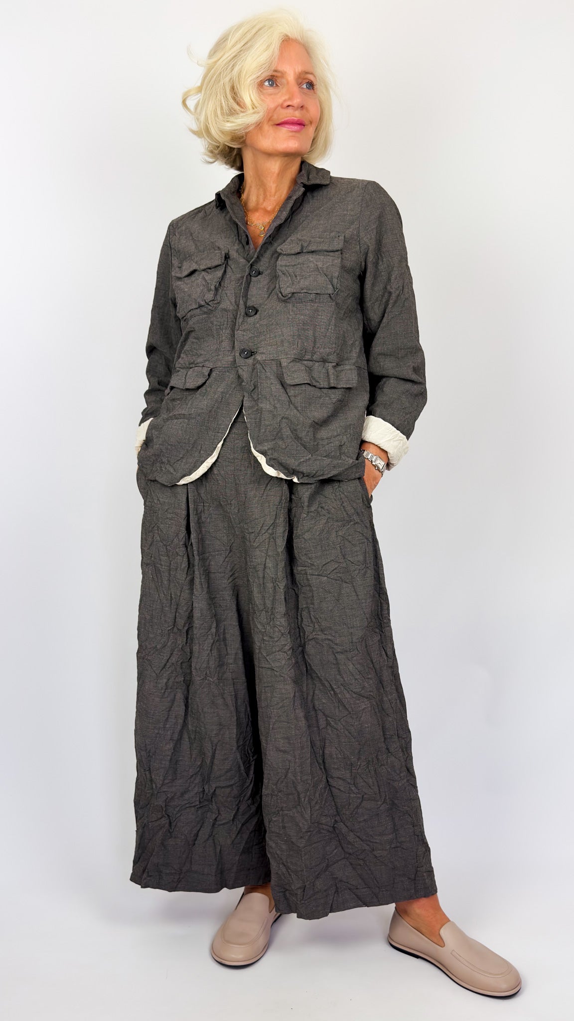 Pas De Calais 3469 Pinhead Jacket Brown