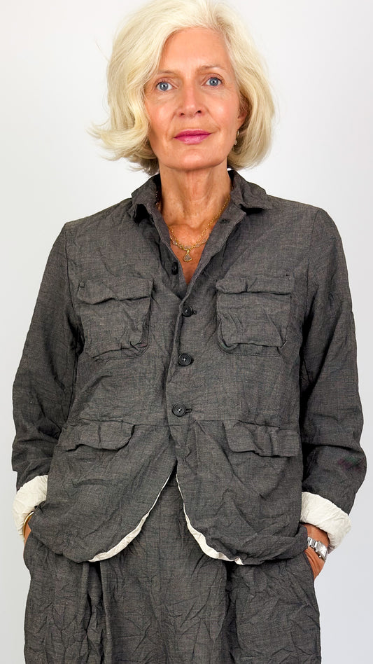 Pas De Calais 3469 Pinhead Jacket Brown