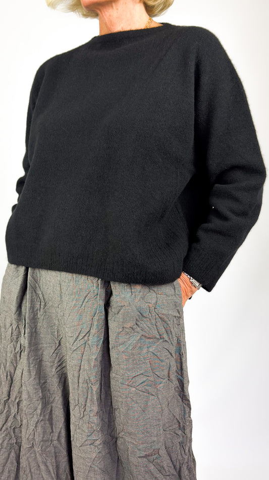 Pas De Calais 2706 Square Jumper Black