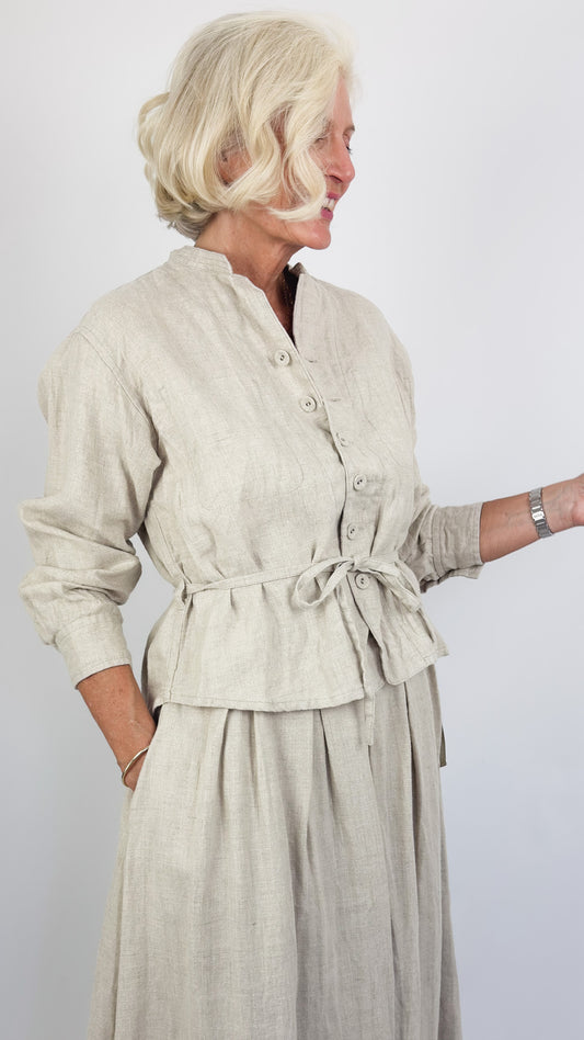 Pas de Calais 3501 Canvas Jacket Natural