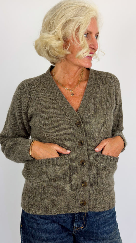 Cordelia James Freya Cardigan Fossil