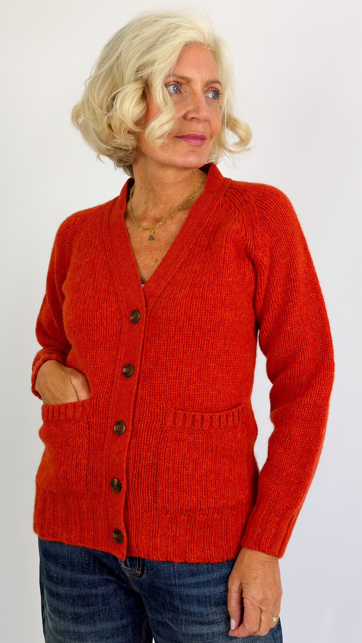 Cordeia James Freya Cardi Flame