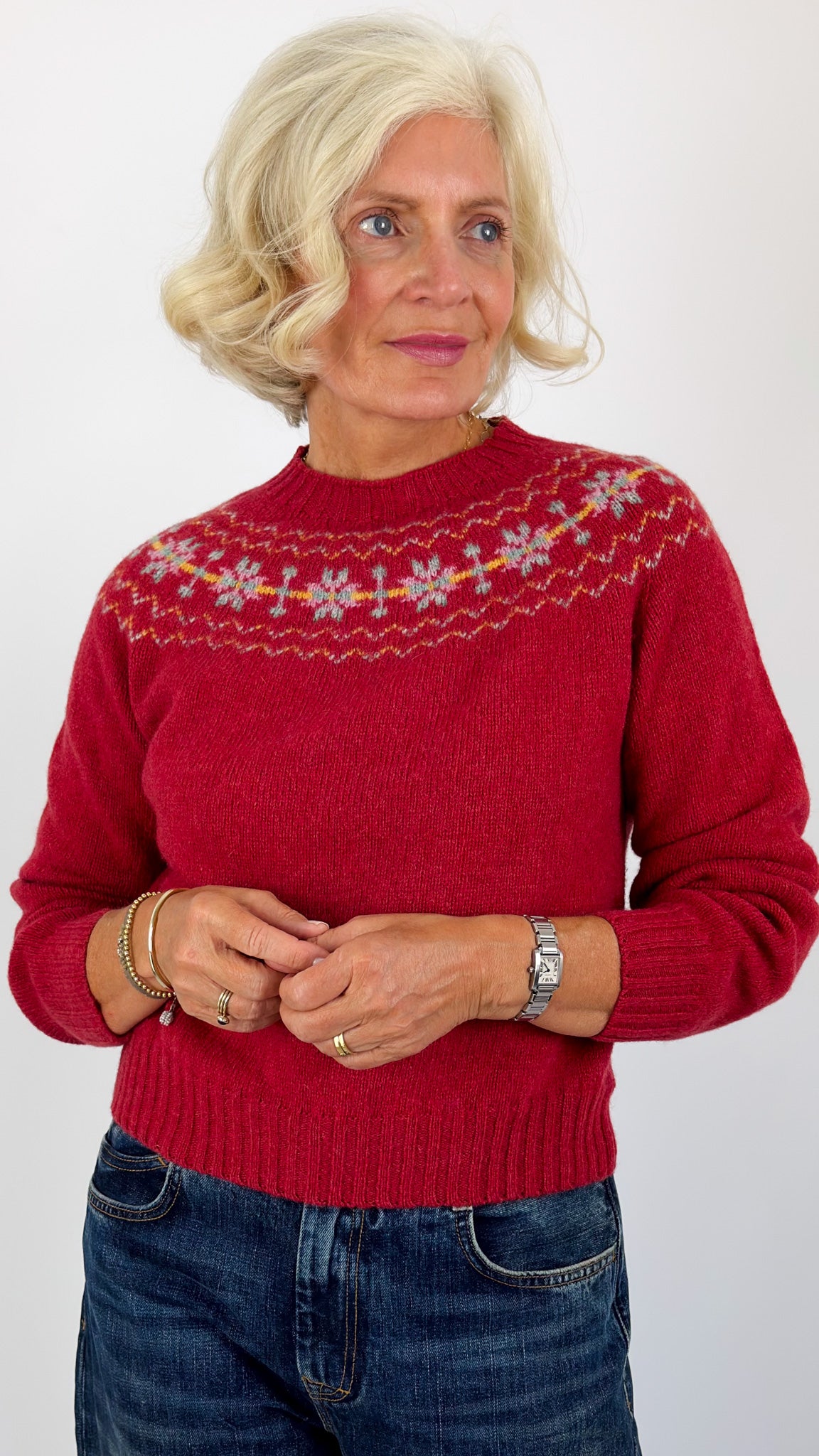 Cordelia James Flavia Jumper Framboise