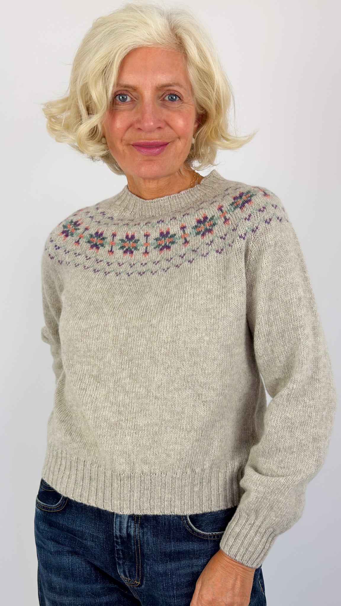 Cordelia James Flavia Jumper Vellum