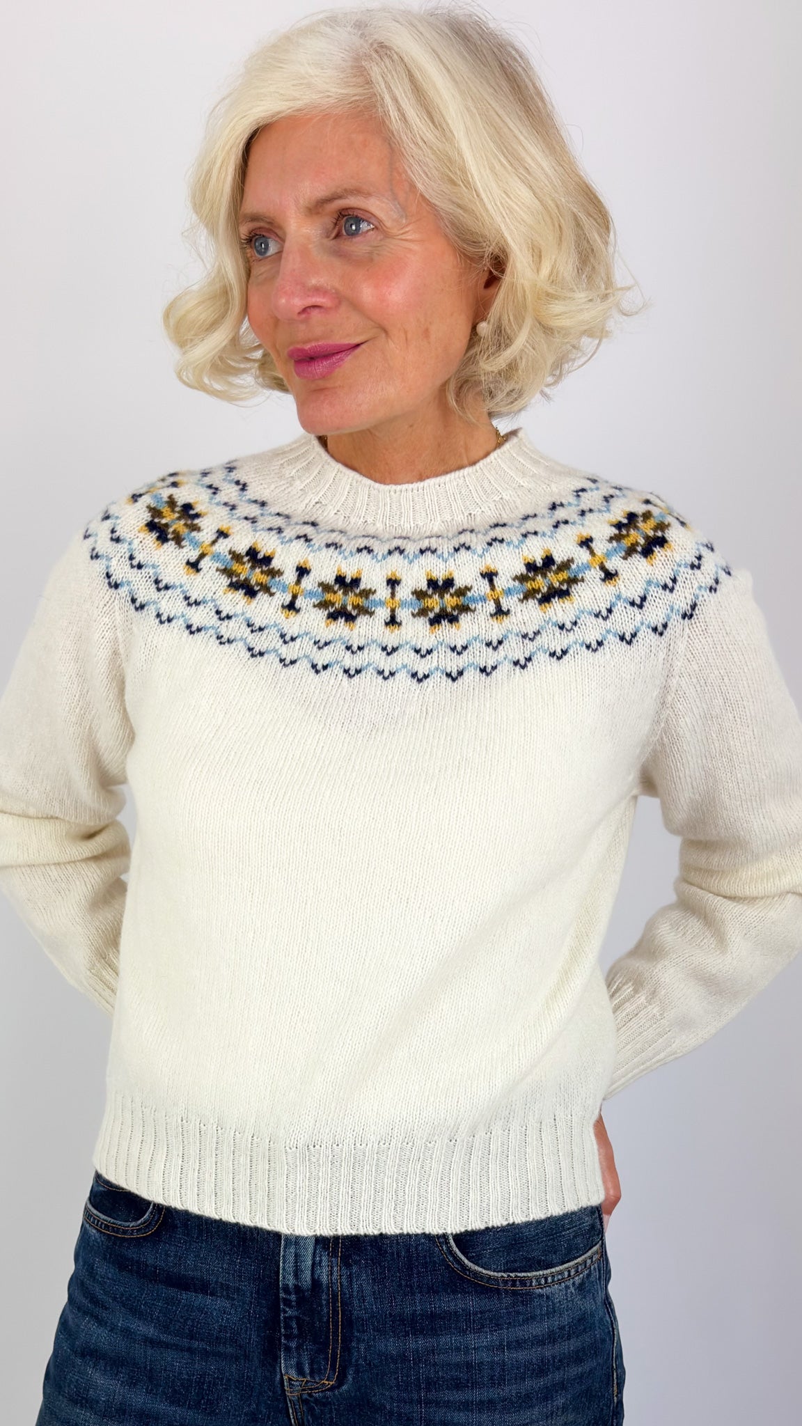 Cordelia James Flavia Jumper Snow