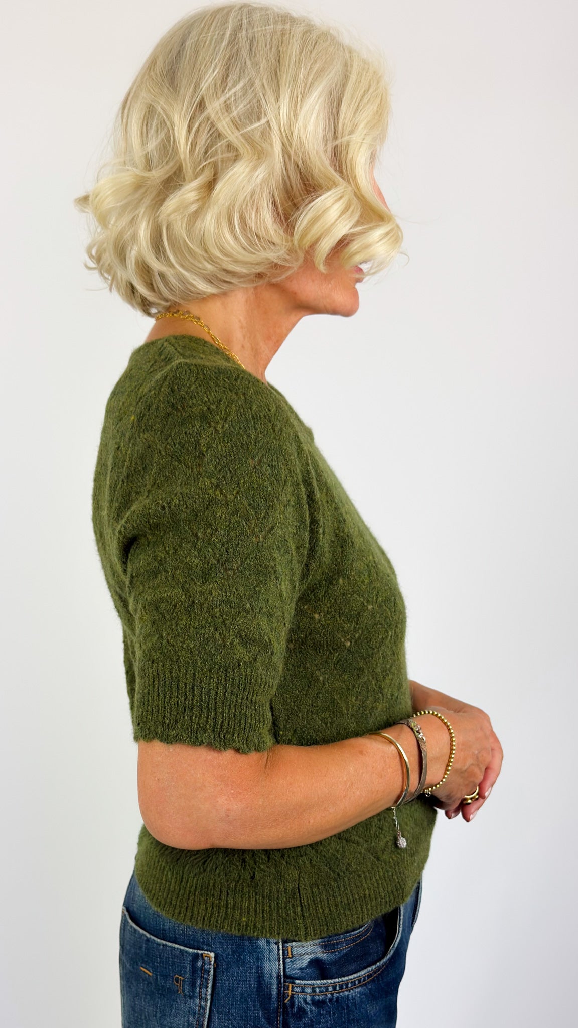 Sibin Linnebjerg Due Jumper Green
