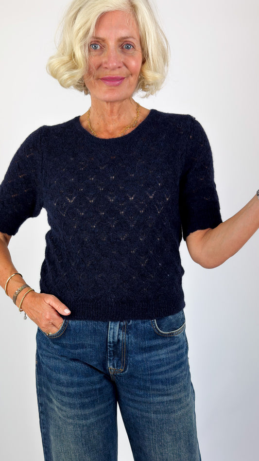 Sibin Linnebjerg Due Jumper Navy