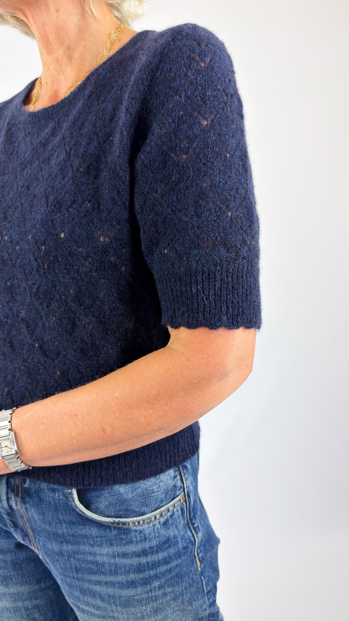 Sibin Linnebjerg Due Jumper Navy