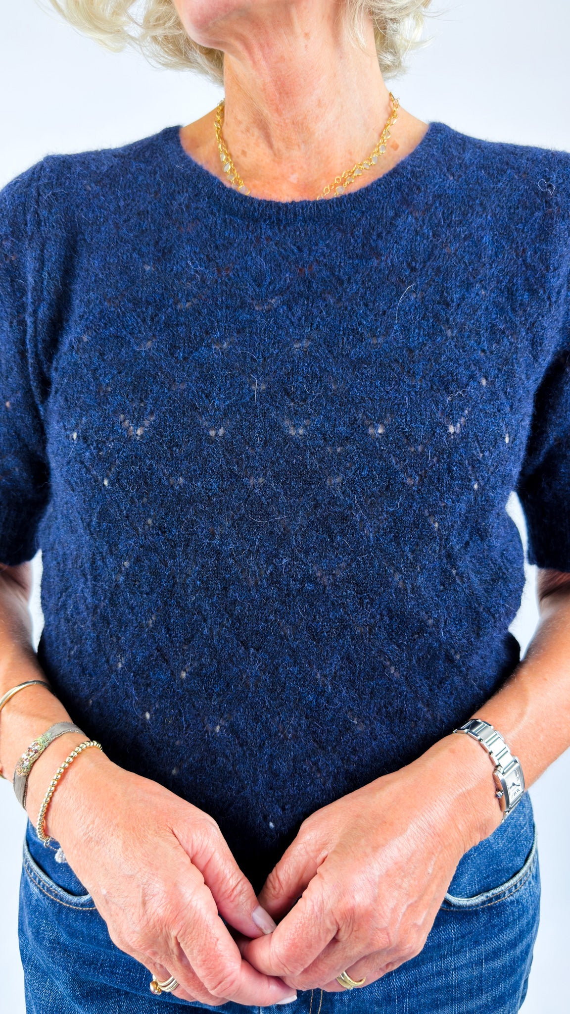 Sibin Linnebjerg Due Jumper Navy