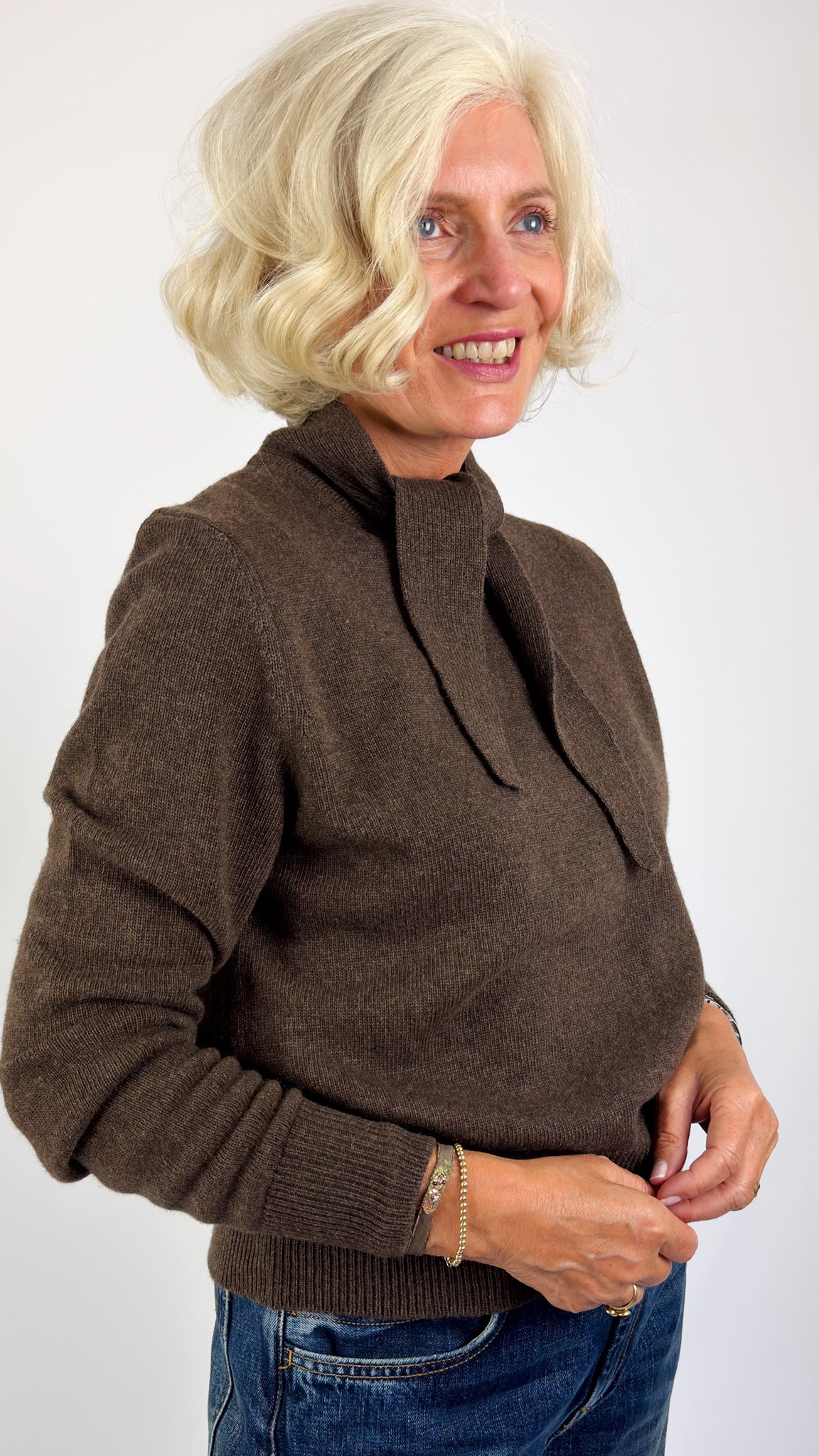 Sibin Linnebjerg Neoma Jumper Brown