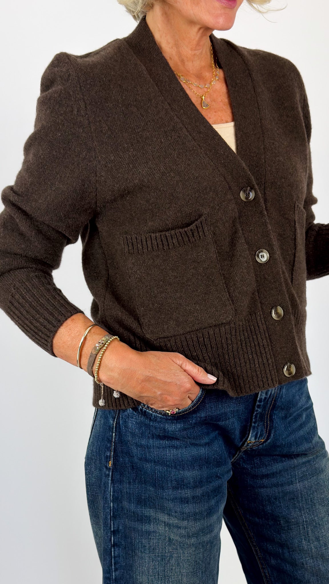 Sibin Linnebjerg Carole Cardigan Brown