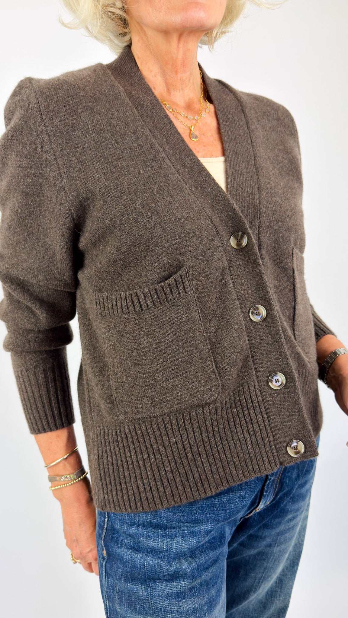 Sibin Linnebjerg Carole Cardigan Brown