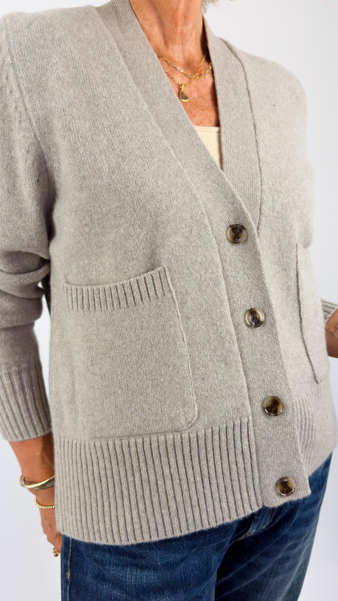 Sibin Linnebjerg Carole Cardigan Sand