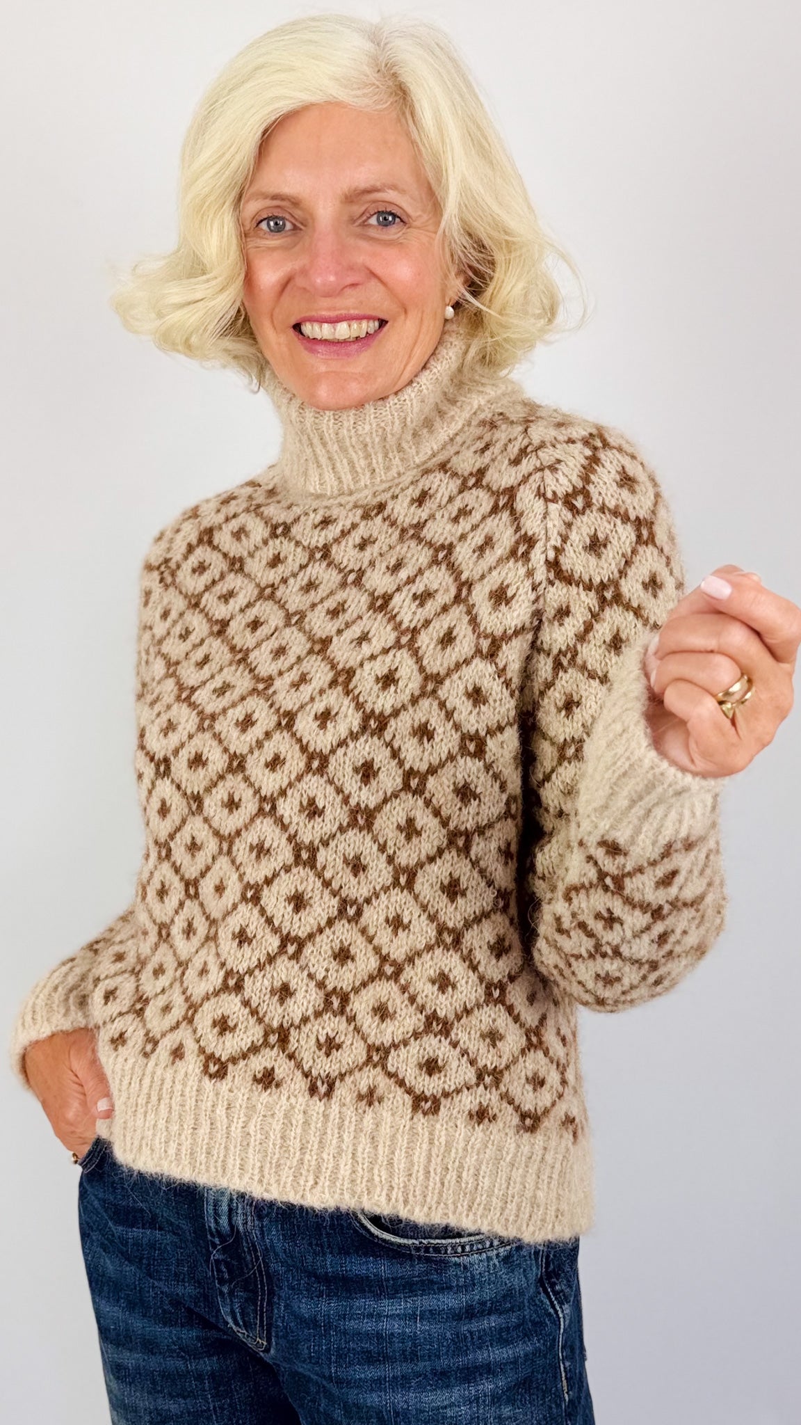 Sibin Linnebjerg Camelia Jumper Sand/Hazel