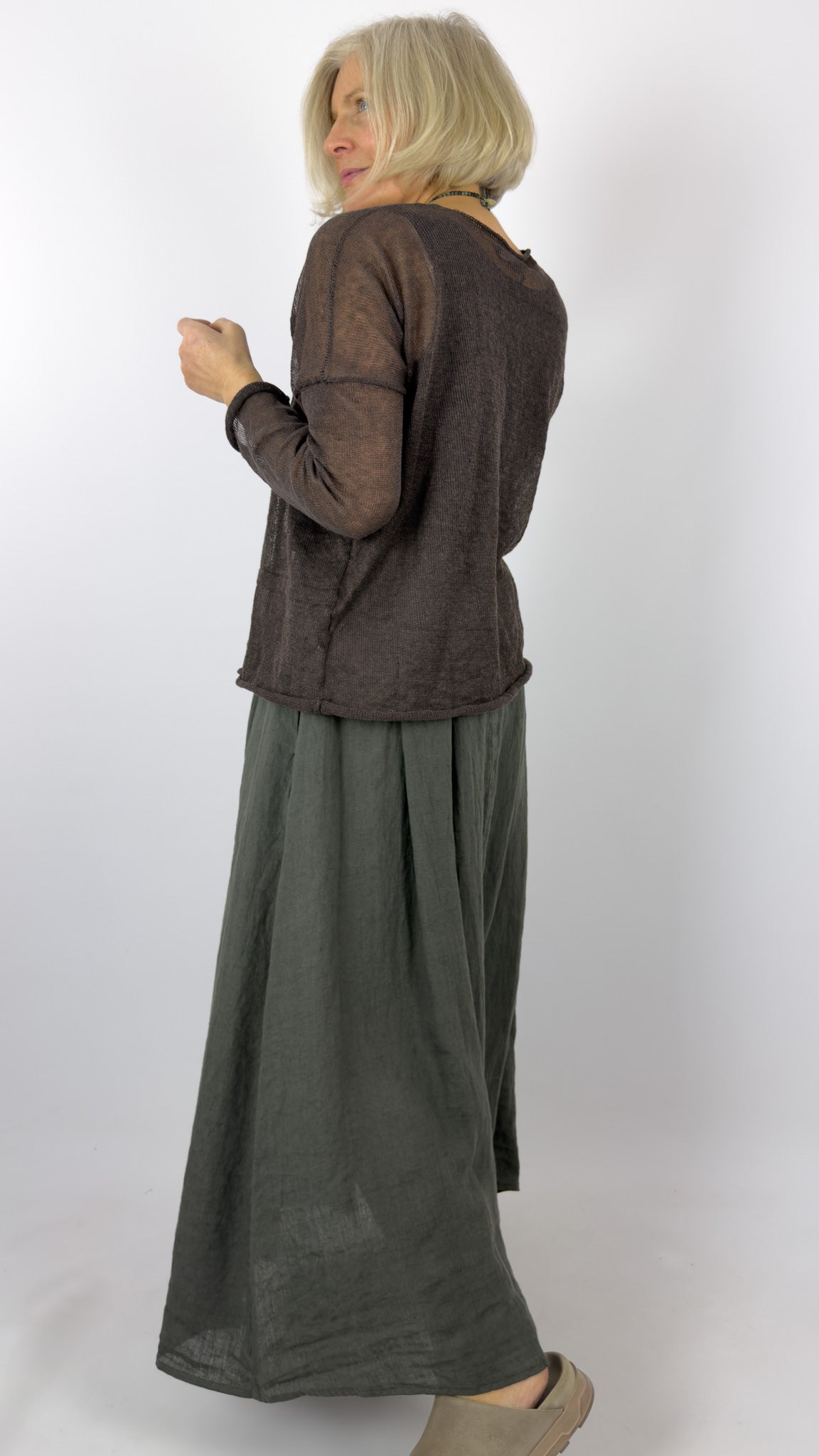 Neirami 407FQ Jumper Corteccia