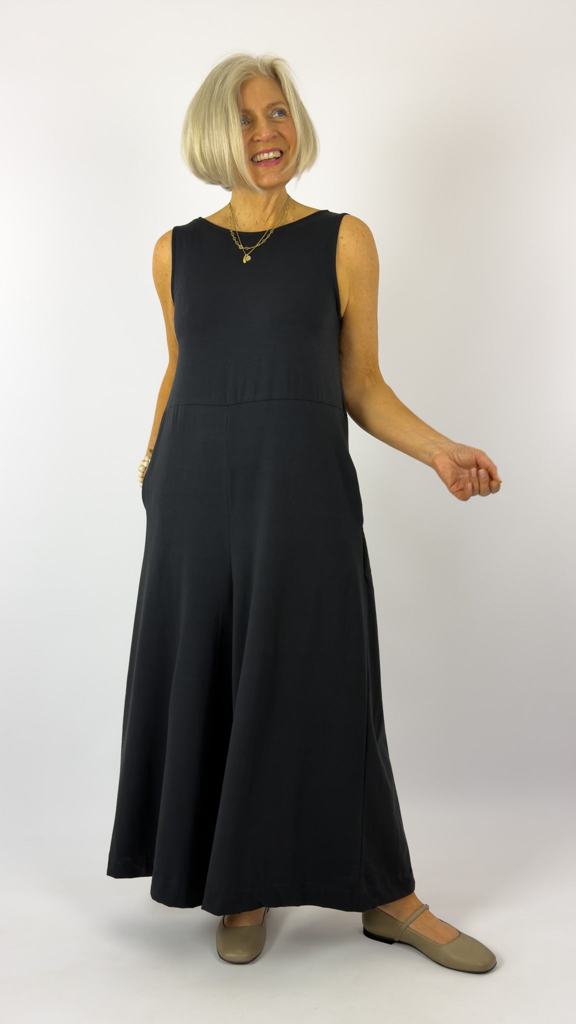 Mama b Fine U Jumpsuit Anthracite