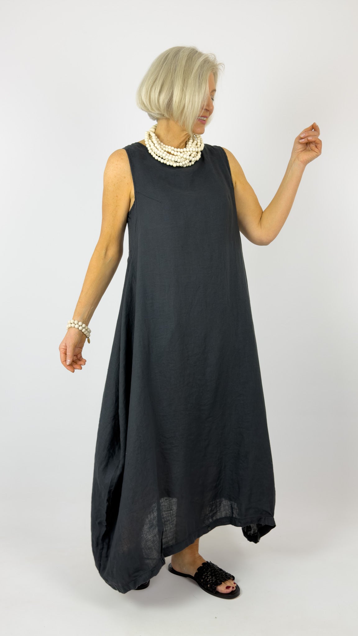 Mama b Alma L Dress Anthracite