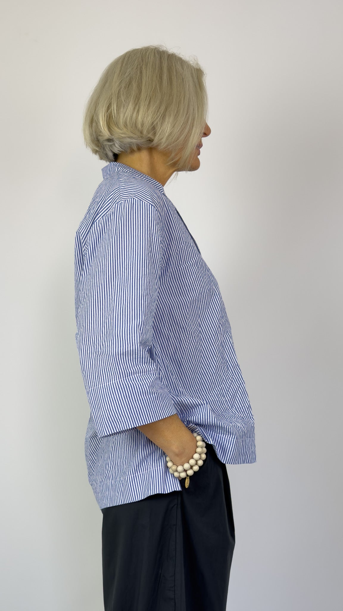 Mama b Ottobre Shirt Azzuro Stripe