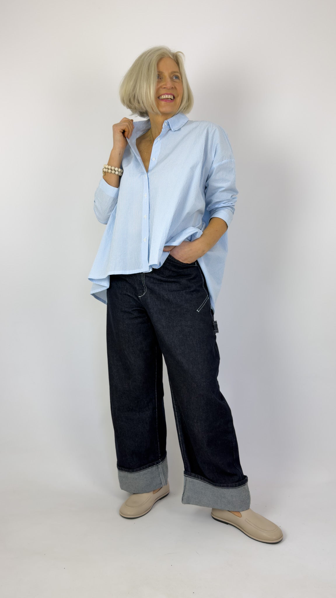 Mama b Accesa Shirt Celeste