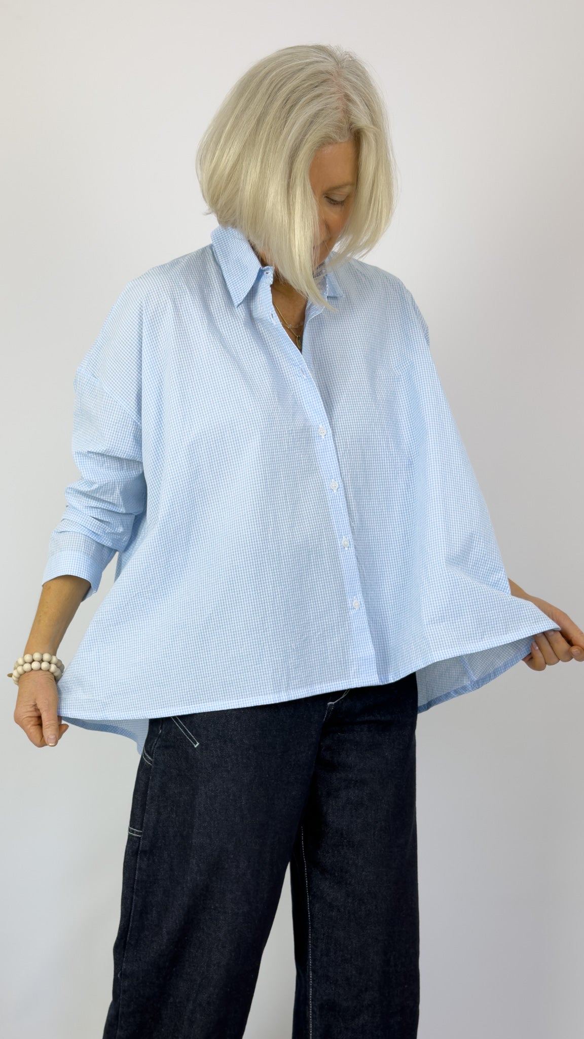 Mama b Accesa Shirt Celeste