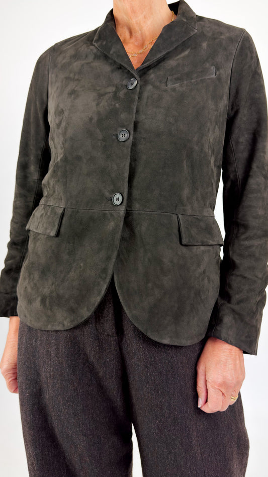 Bergfabel Leather Tyrol Jacket Brown