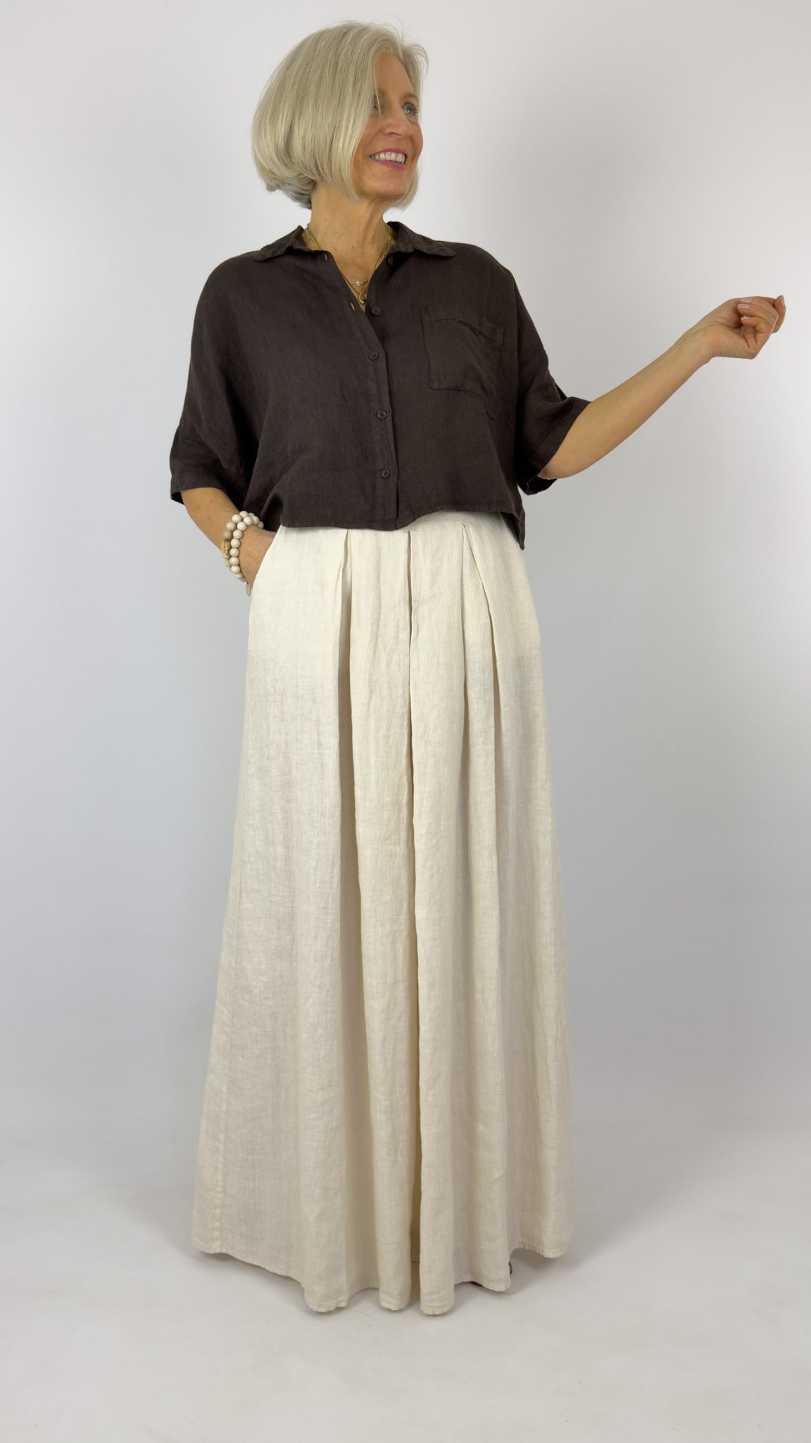 Humility Livia Blouse Chocolate