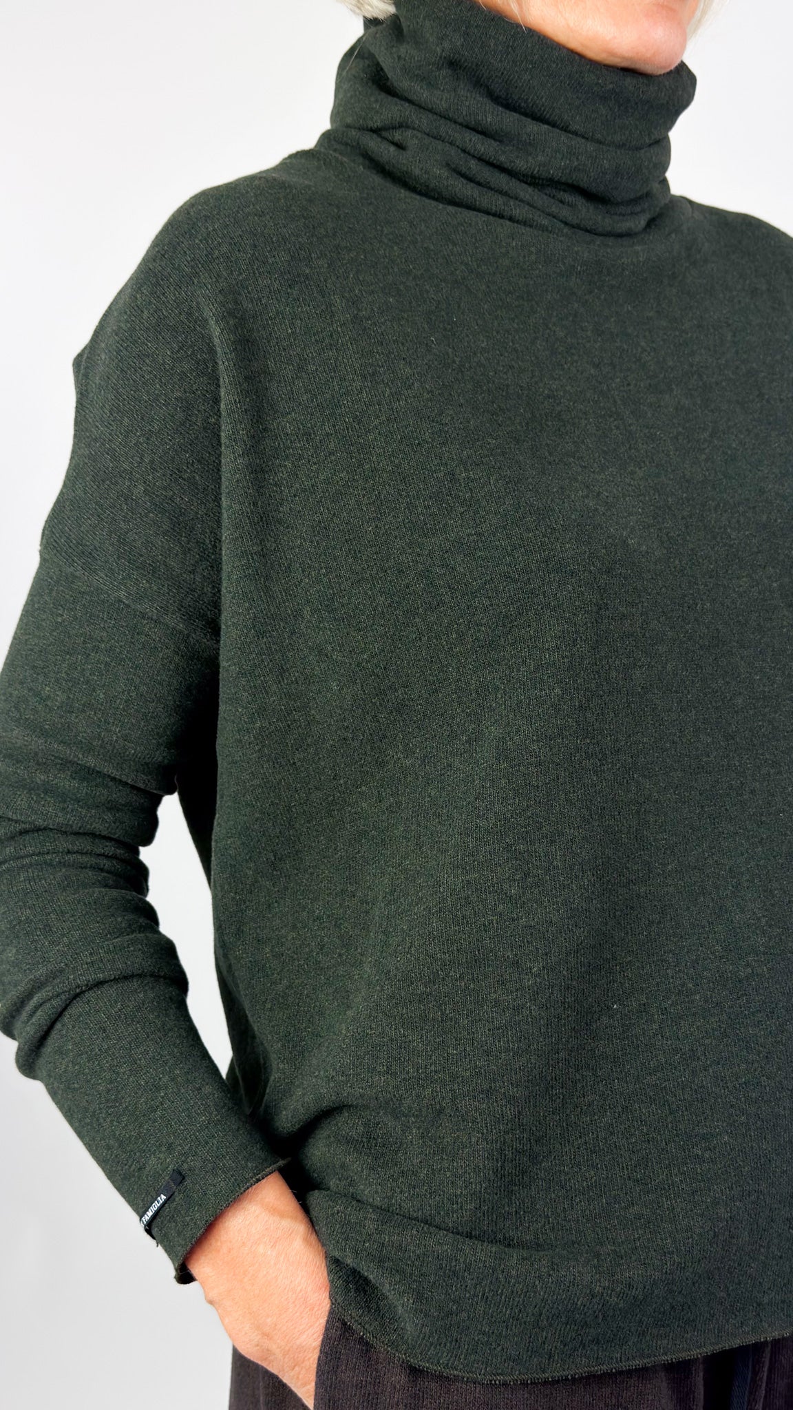 Album Di Famiglia JP Turtleneck Jumper Forest