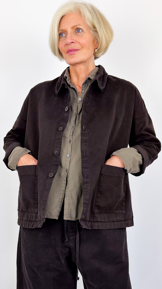 Album Di Famiglia WCC Overshirt Jacket Brown