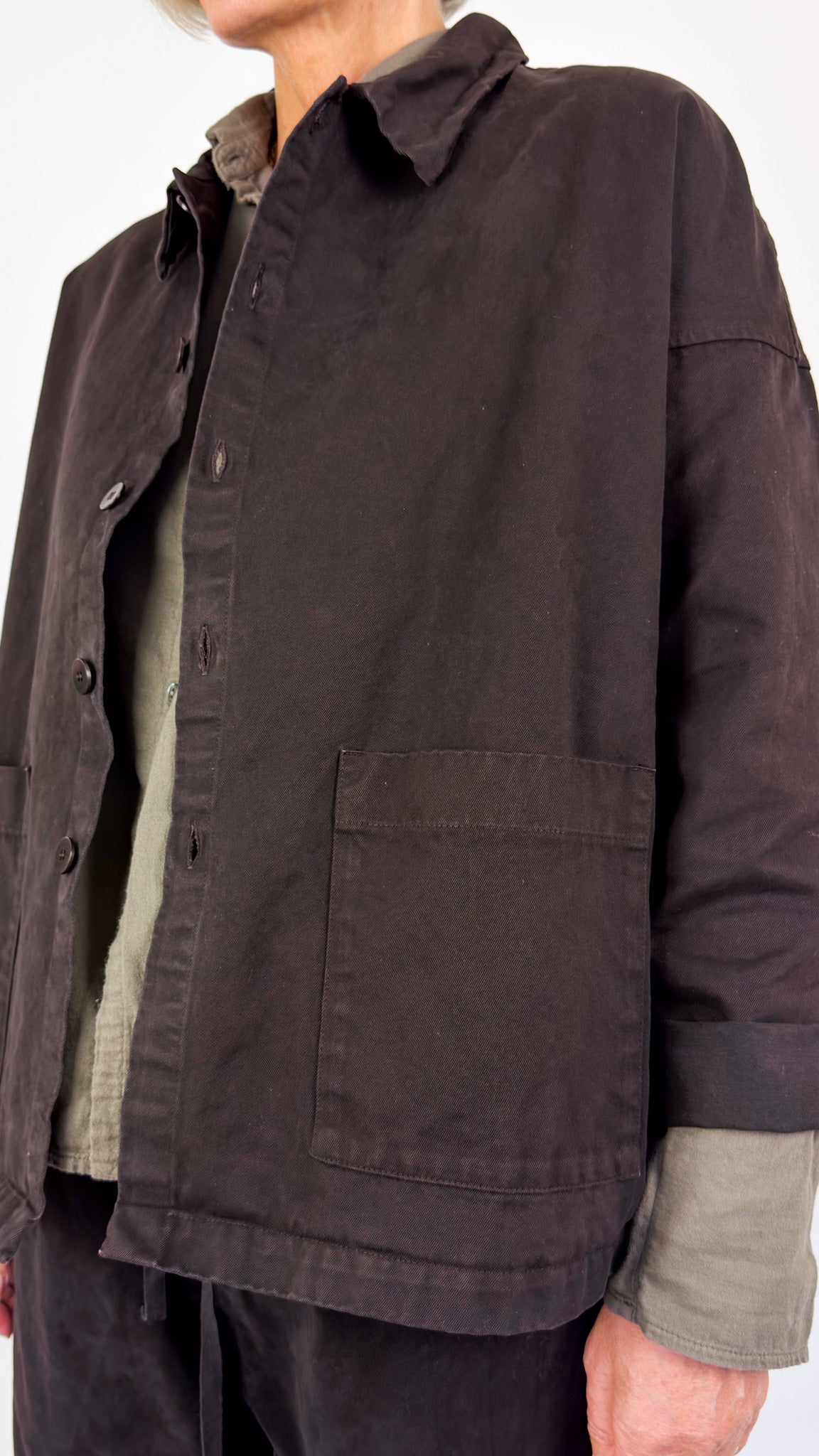 Album Di Famiglia WCC Overshirt Jacket Brown
