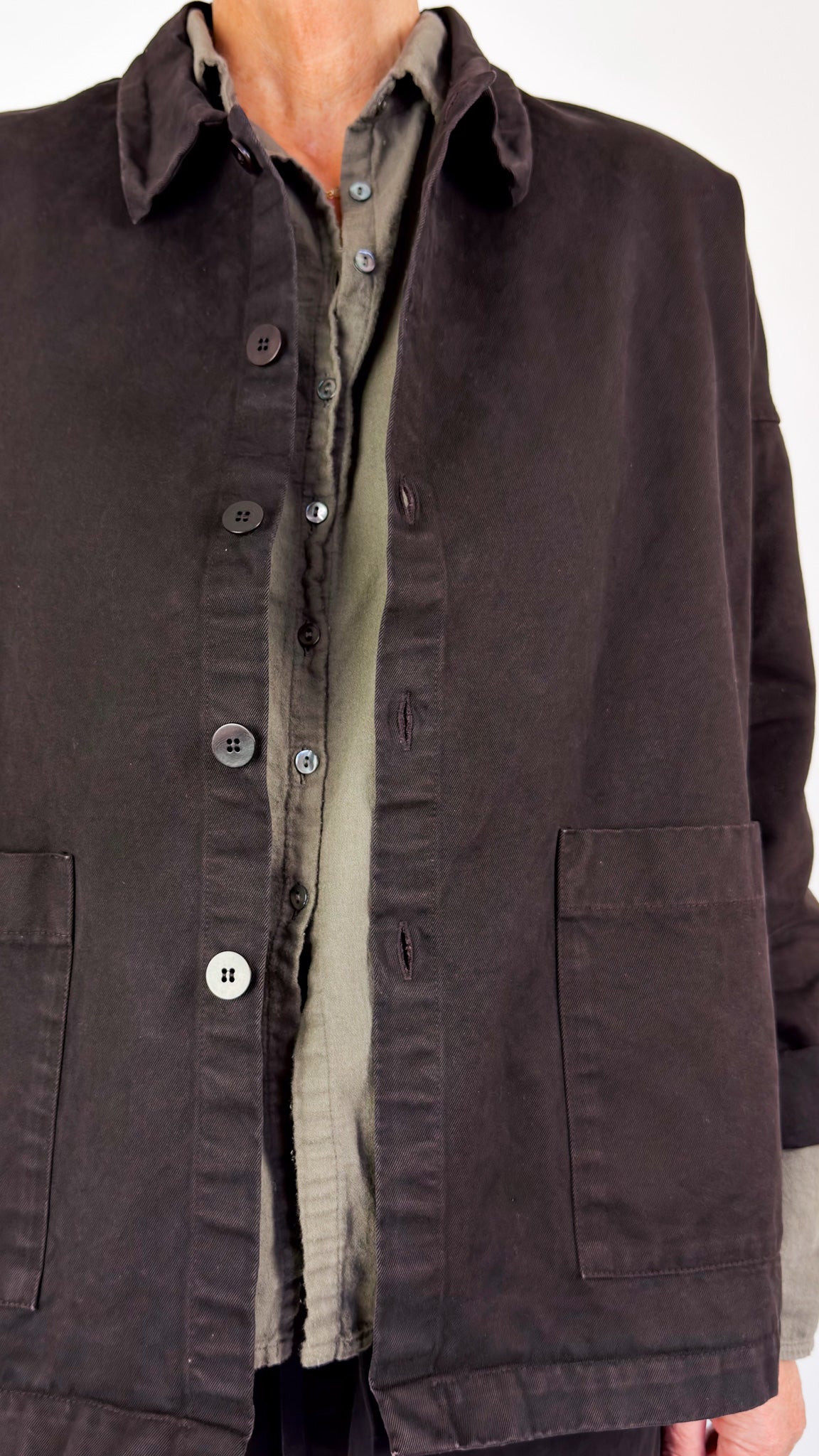 Album Di Famiglia WCC Overshirt Jacket Brown