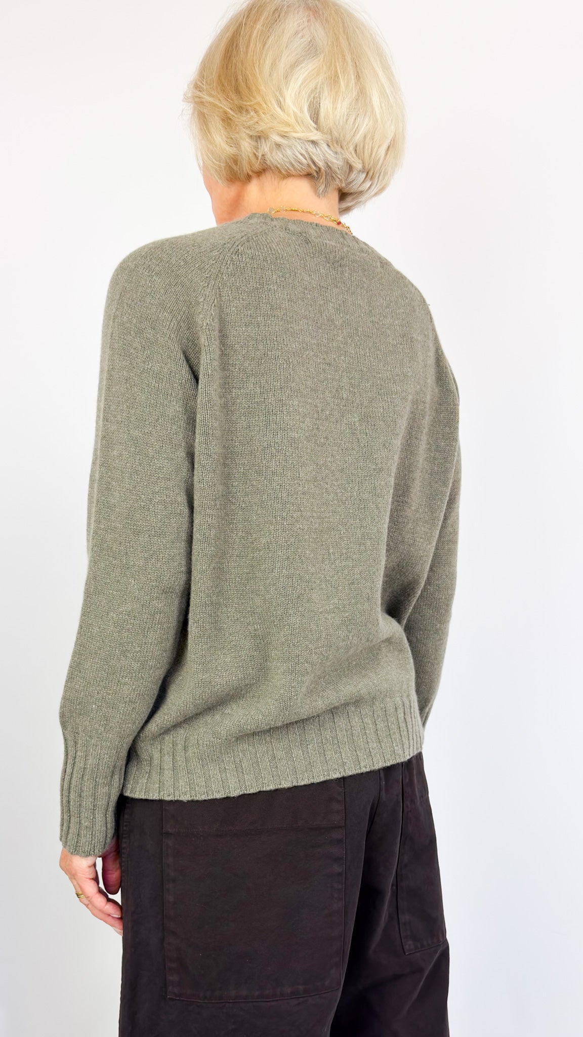 Album Di Famiglia WS Girocollo Raglan Jumper Taupe