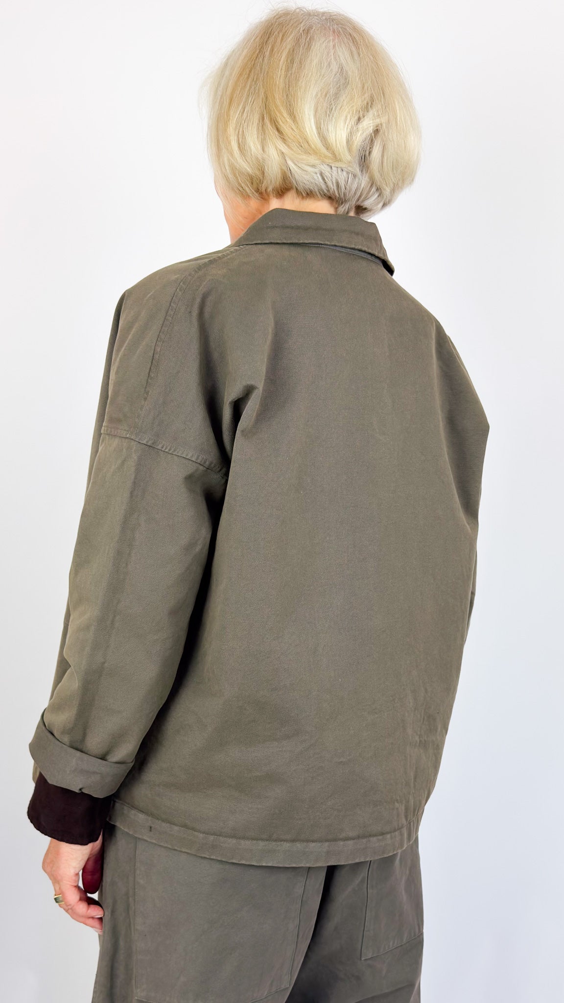 Album Di Famiglia WCC Overshirt Jacket Taupe