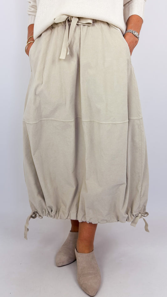 Album Di Famiglia V Balloon Skirt Oatmeal