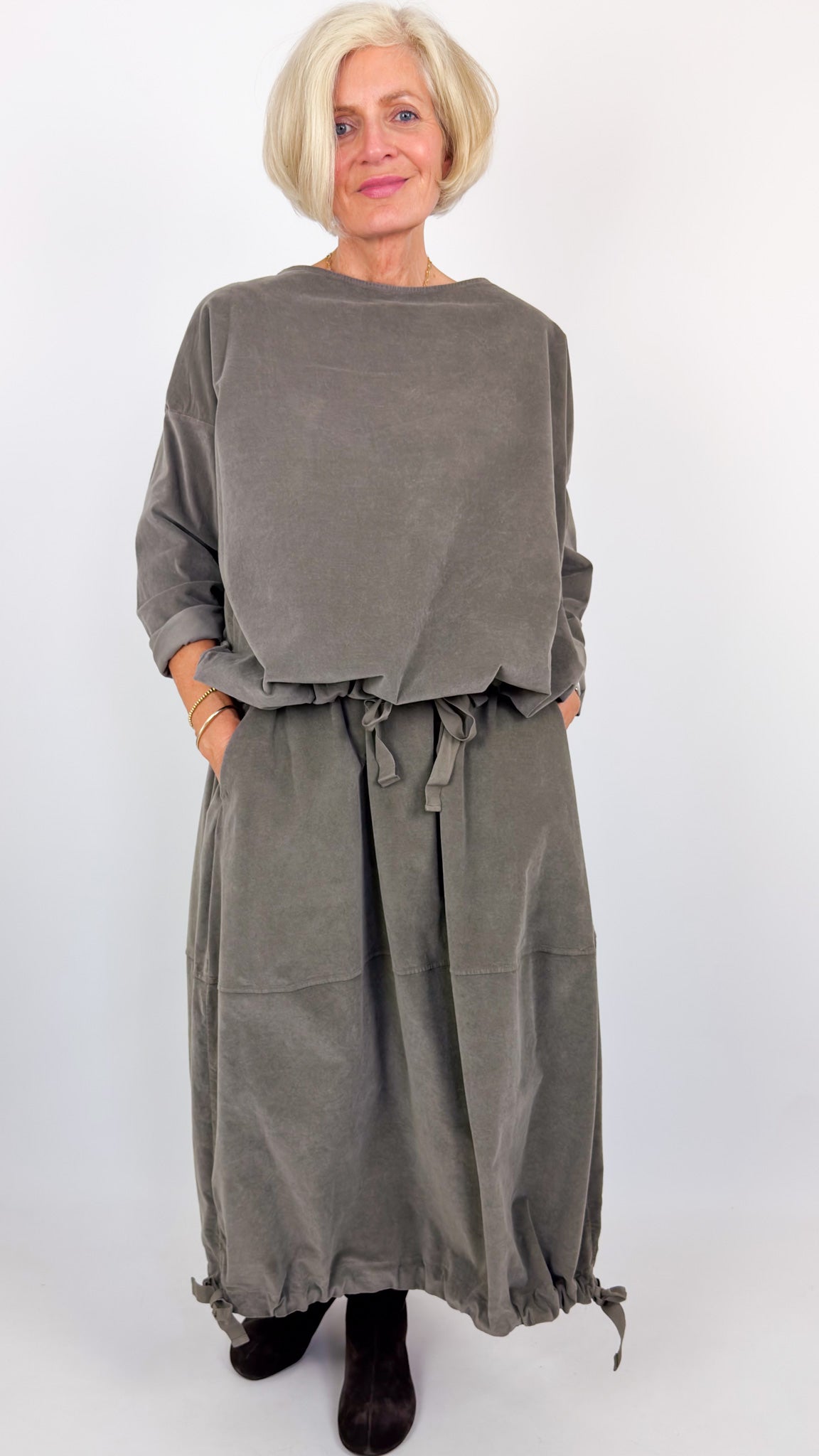 Album Di Famiglia V Balloon Skirt Taupe
