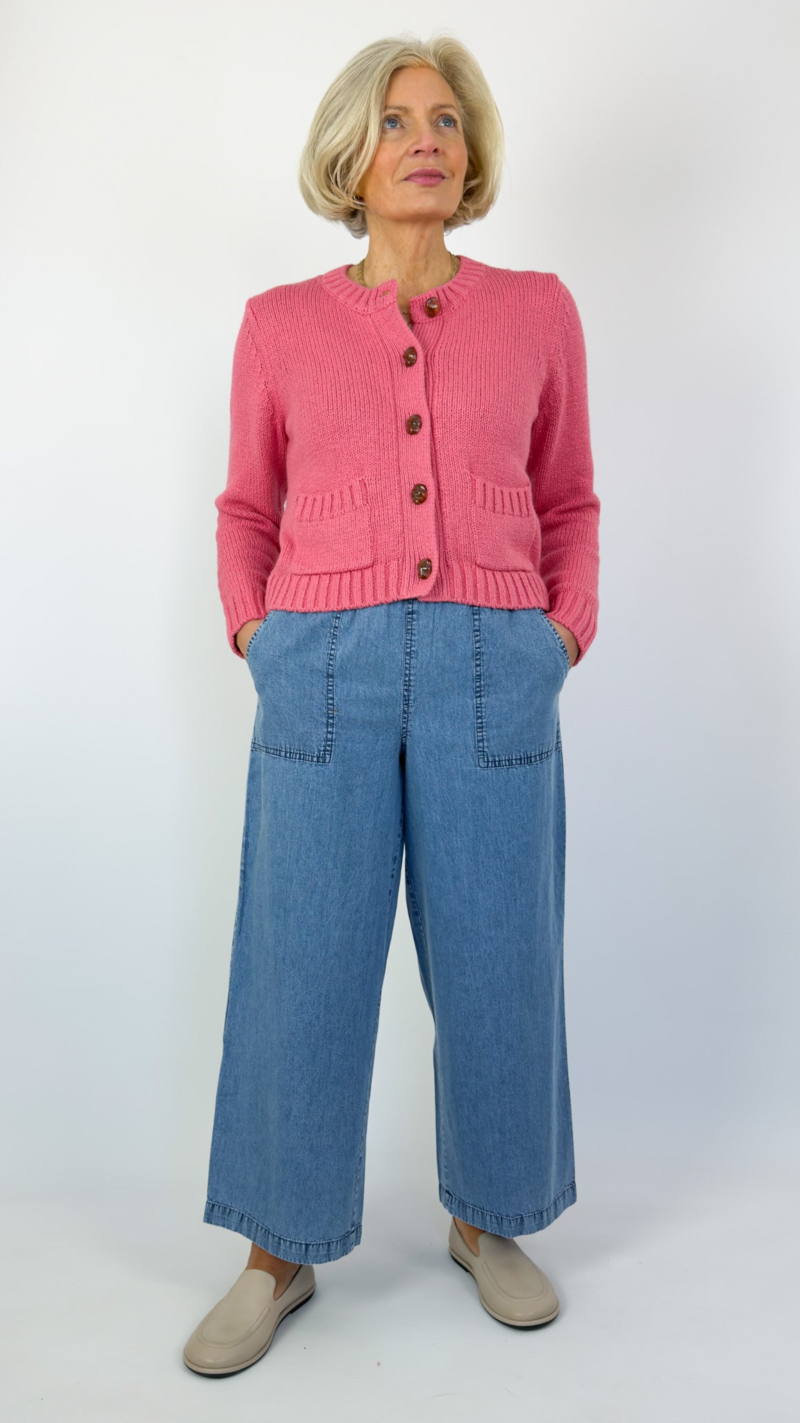 Stella Forest Aza Cardigan Bonbon