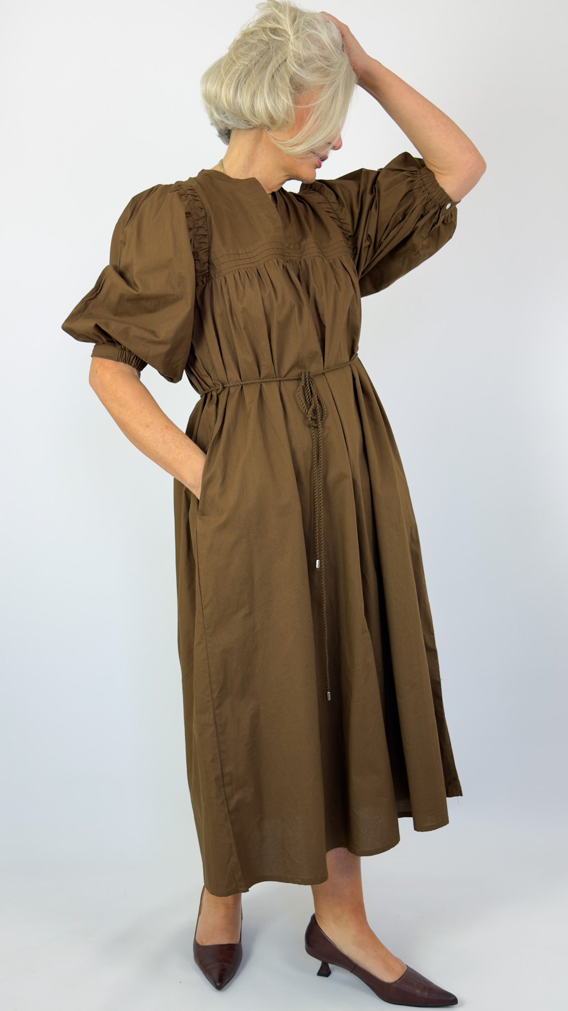 Stella Forest Octavie Dress Marron