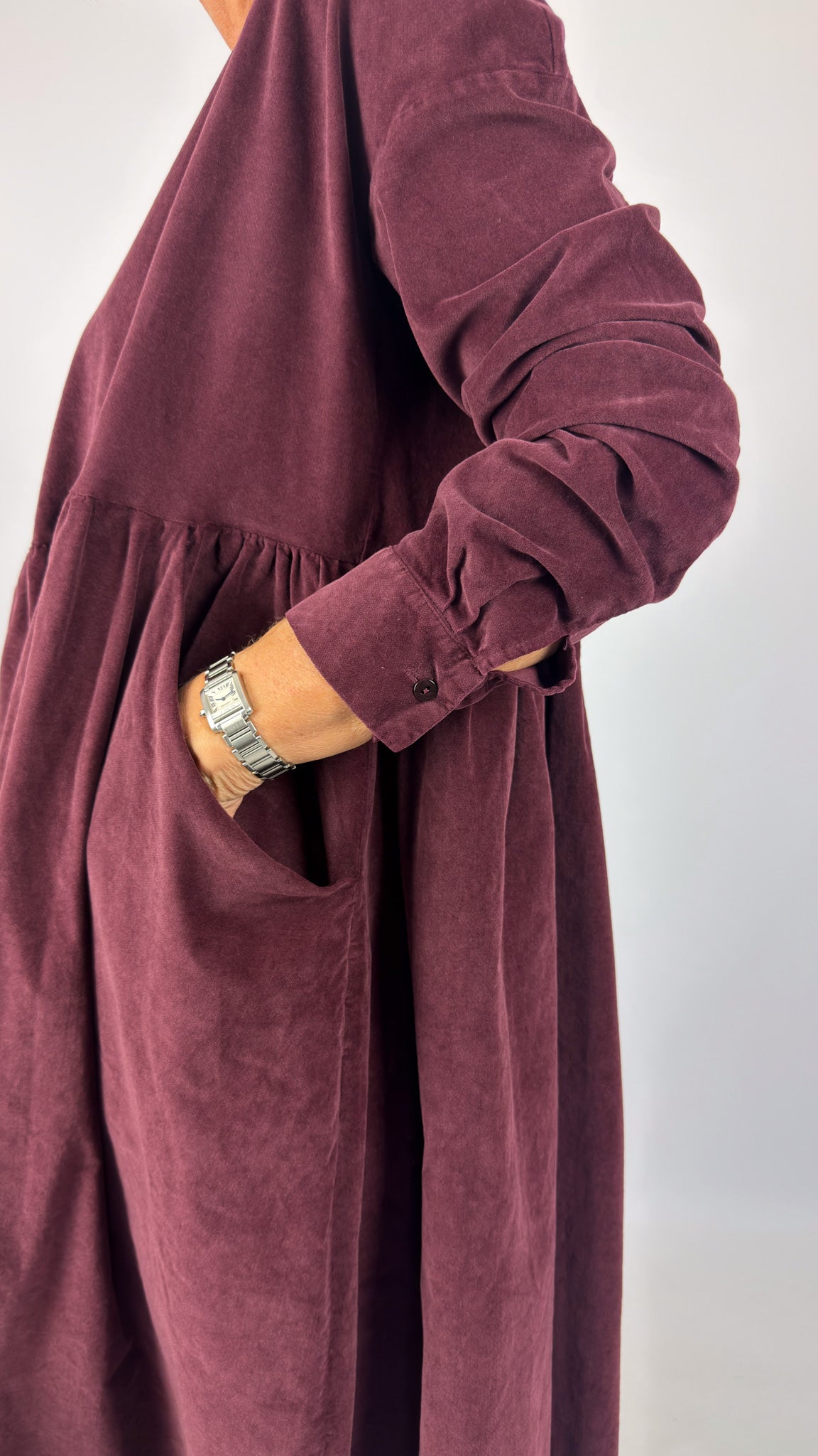 Album Di Famiglia V Round-Neck Dress Wine