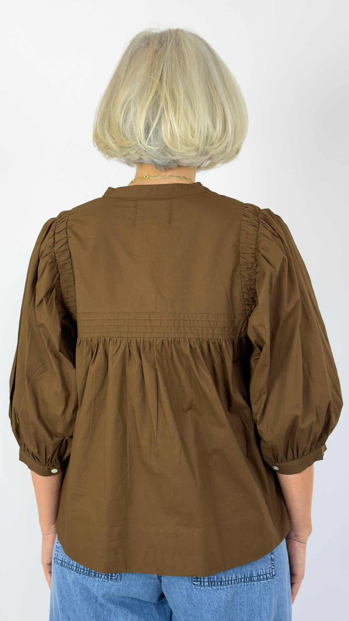 Stella Forest Octavie Blouse Marron