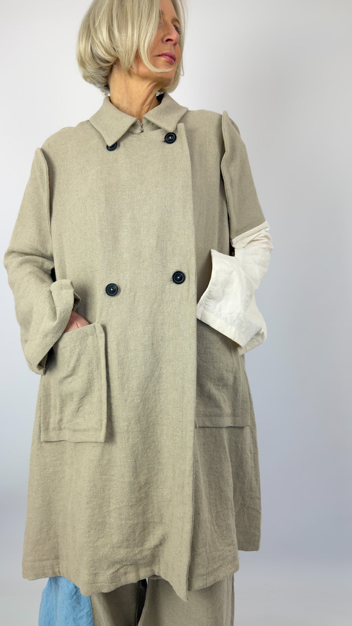 Rundholz Mainline 1111205 Coat Natural/Marshmallow