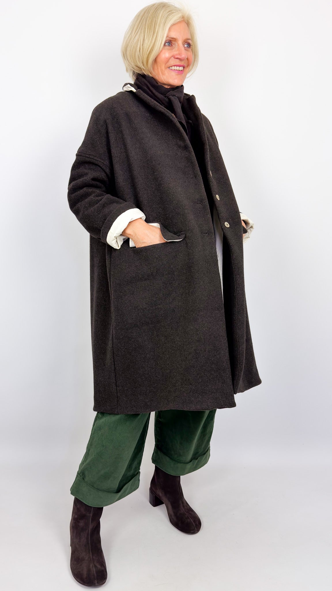 Album Di Famiglia Easy Coat Brown