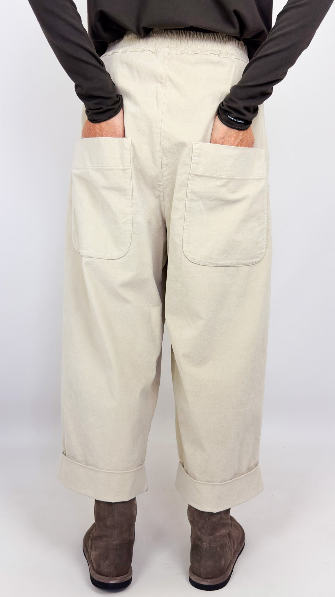 Album Di Famiglia Bragoni V Trousers Oatmeal