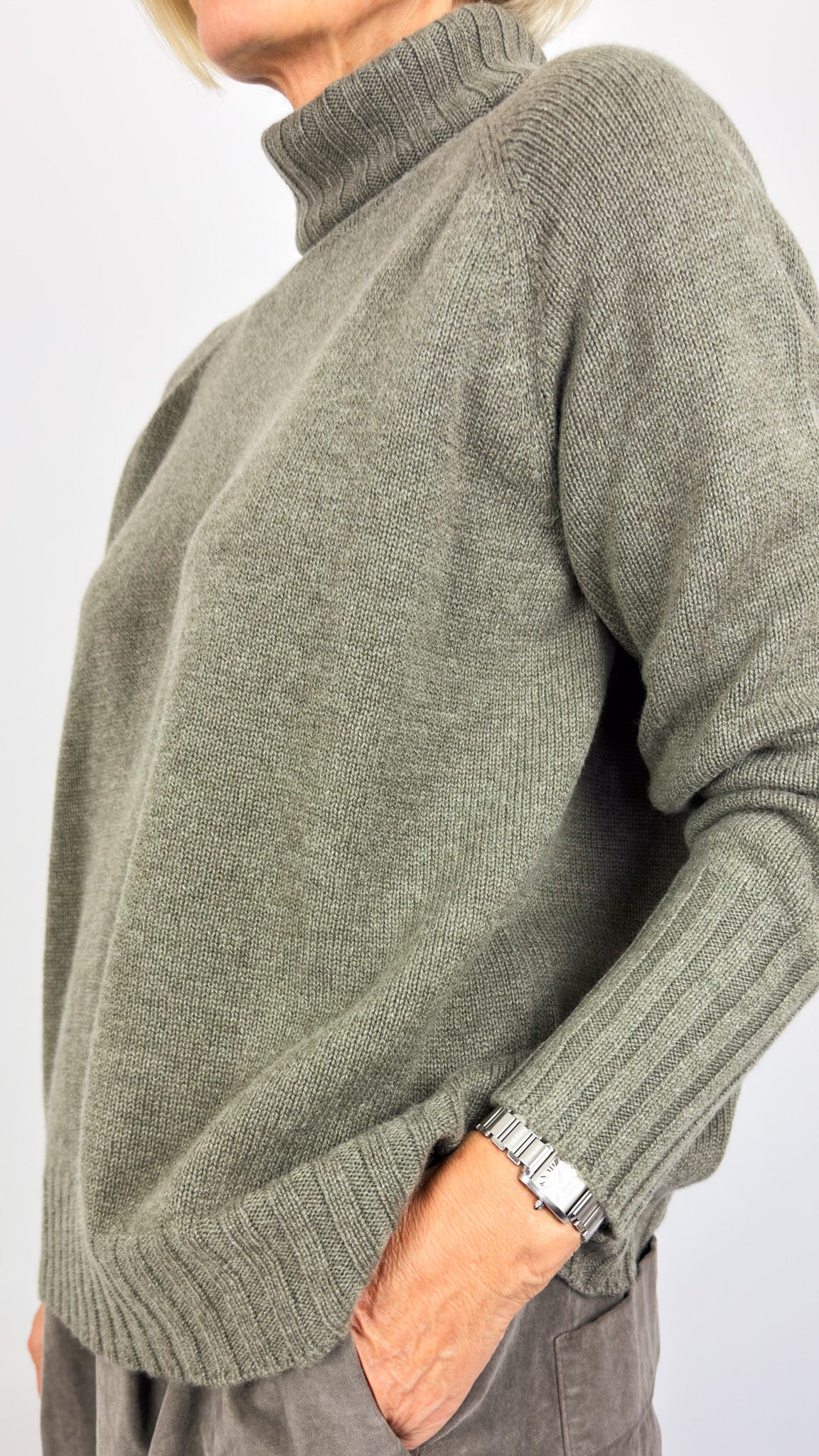 Album Di Famiglia WS Dolcevita Jumper Taupe