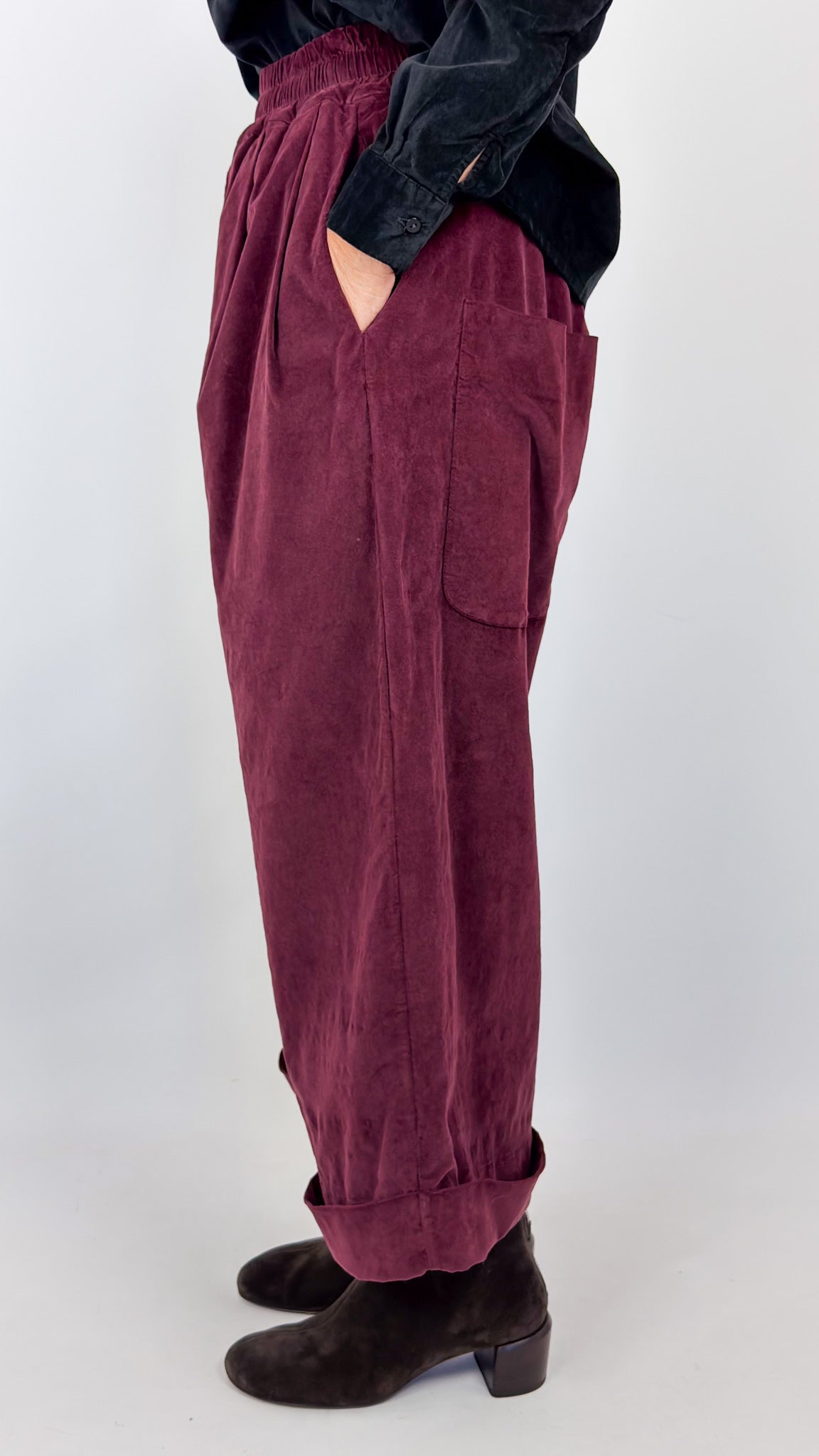 Album Di Famiglia Bragoni V Trousers Wine