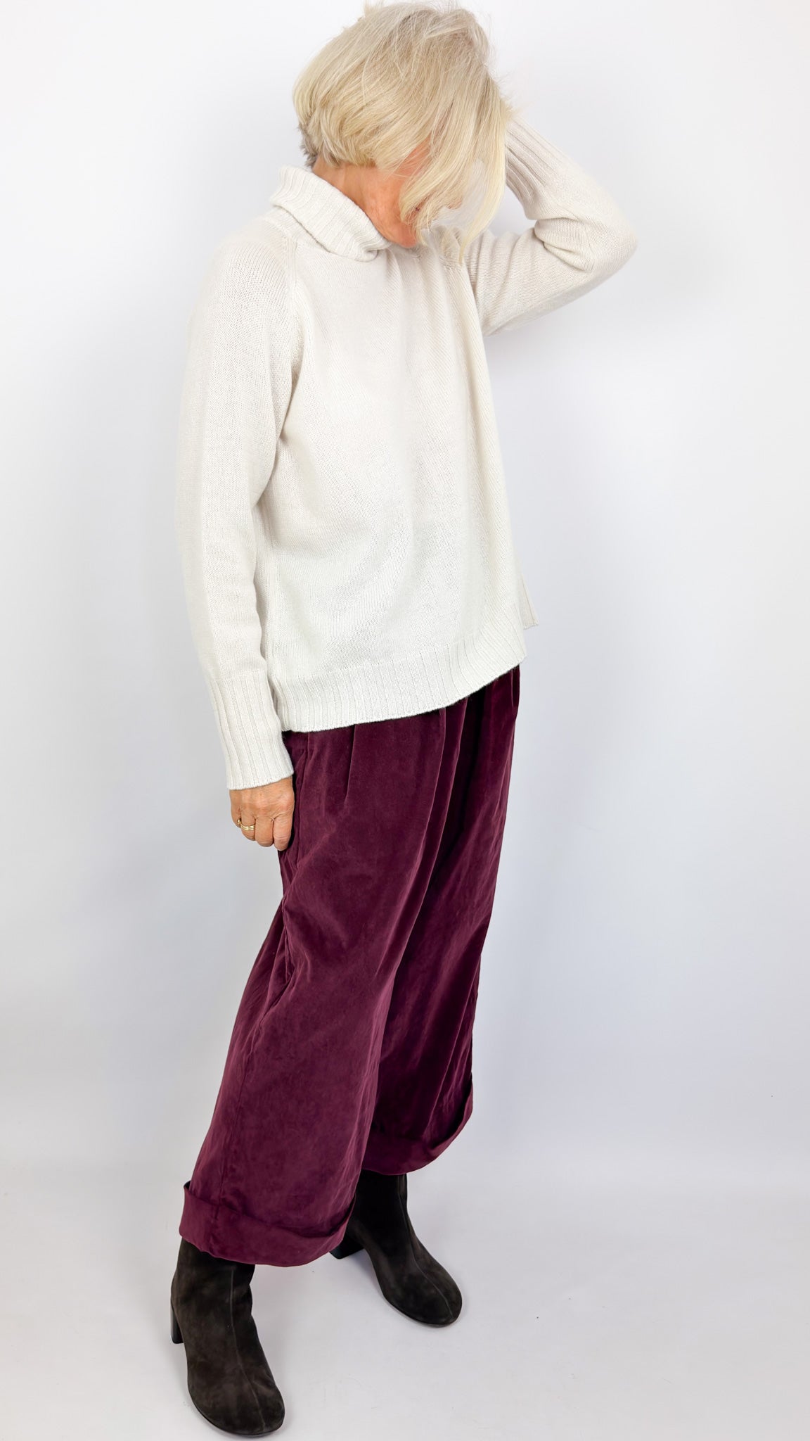 Album Di Famiglia WS Dolcevita Jumper Oatmeal