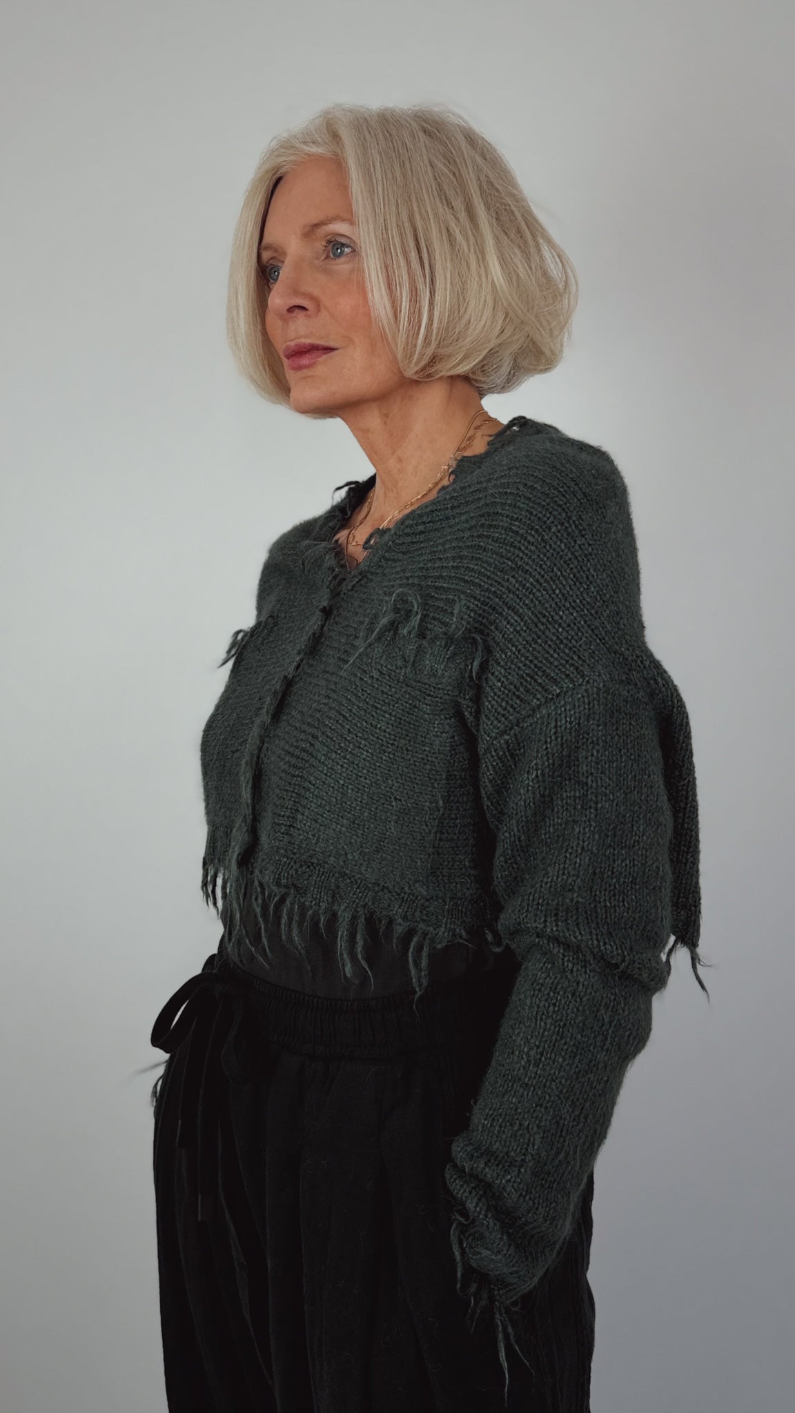 Rundholz Dip 7107 Cardigan Seaweed