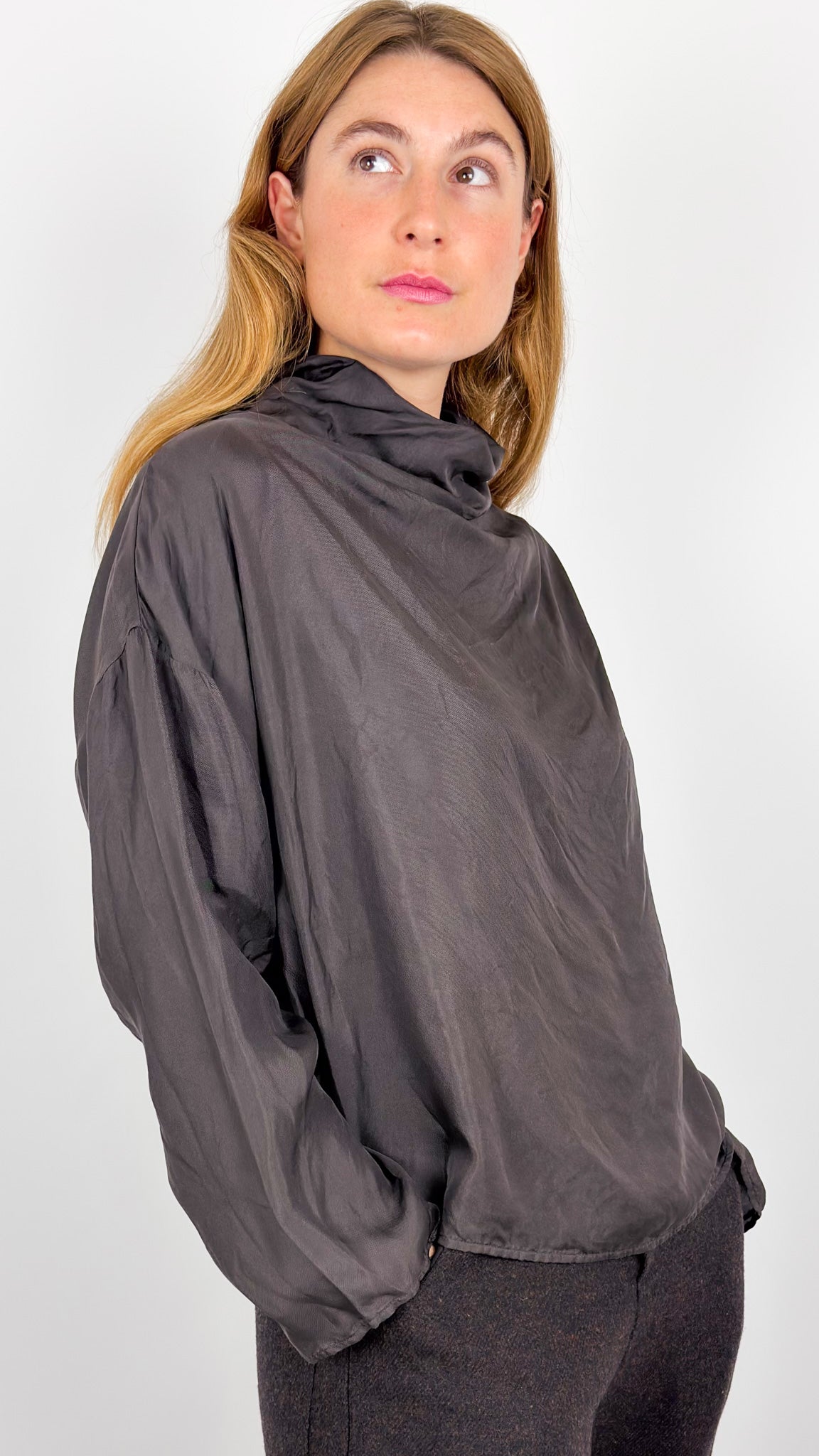 Elsa Esturgie Rêve Blouse Carbon
